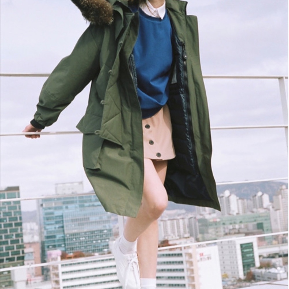 Frontrow x lowclassic parka